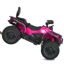 Квадроцикл для детей M 6080 EBLR-8-2 розовый, с пультом управления фото 86