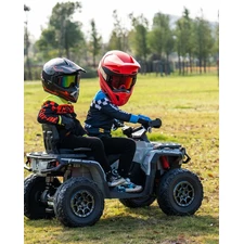 Квадроцикл для детей M 6080 EBLR-11 серый, с пультом управления фото 37