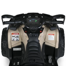 Квадроцикл для детей M 6080 EBLR-13 бежевый, с пультом управления фото 11