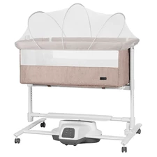 Детская кроватка - качалка Carrello Bloom CRL-10304 Harmonia Beige бежевая купить