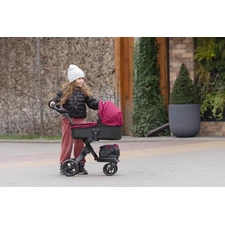 Коляска для куклы Carrello Gloria 9631A Deep red бордовая фото 63