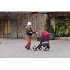 Коляска для куклы Carrello Gloria 9631A Deep red бордовая фото 71