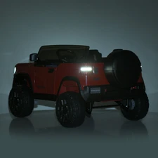Двухместный детский электромобиль джип JJ2500EBLR-1(24V) белый, 4 мотора, пульт 2.4G фото 16