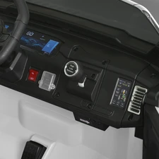 Двухместный детский электромобиль джип JJ2500EBLR-1(24V) белый, 4 мотора, пульт 2.4G фото 53
