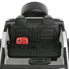Двухместный детский электромобиль джип JJ2500EBLR-1(24V) белый, 4 мотора, пульт 2.4G фото 18