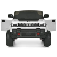Двухместный детский электромобиль джип JJ2500EBLR-1(24V) белый, 4 мотора, пульт 2.4G фото 15