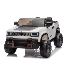 Двухместный детский электромобиль джип JJ 2500 EBLR-1 (24V) белый, 4 мотора, пульт 2.4G фото 54