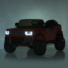 Двухместный детский электромобиль джип JJ2500EBLR-2(24V) черный, 4 мотора, пульт 2.4G фото 11