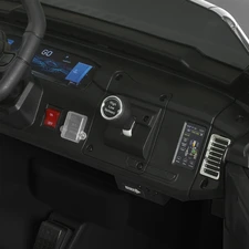 Двухместный детский электромобиль джип JJ2500EBLR-2(24V) черный, 4 мотора, пульт 2.4G фото 15