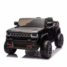 Двухместный детский электромобиль джип JJ 2500 EBLR-2 (24V) черный, 4 мотора, пульт 2.4G фото 63