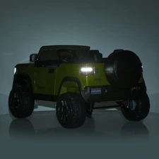 Двухместный детский джип JJ2500EBLR-5(24V) зеленый, 4 мотора, пульт 2.4G фото 16