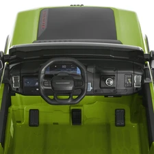 Двухместный детский джип JJ2500EBLR-5(24V) зеленый, 4 мотора, пульт 2.4G фото 11