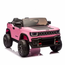 Двухместный детский джип JJ 2500 EBLR-8 (24V) розовый, 4 мотора, пульт 2.4G фото 14