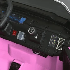 Двухместный детский джип JJ2500EBLR-8(24V) розовый, 4 мотора, пульт 2.4G фото 11