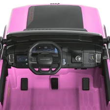 Двухместный детский джип JJ2500EBLR-8(24V) розовый, 4 мотора, пульт 2.4G фото 92