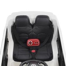 Детский электромобиль джип JJ 2022 EBLR-1 (24V) Toyota белый, мягкое сиденье фото 22
