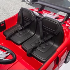 Двухместный детский электромобиль M 6107 (2) ABLR-3 (24V) красный, Ford, надувные резиновые колеса фото 31