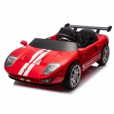 Двухместный детский электромобиль M 6107 (2) ABLR-3 (24V) красный, Ford, надувные резиновые колеса фото 32