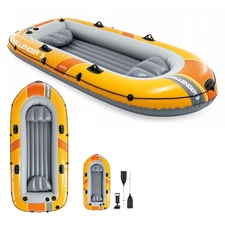 Надувная лодка Intex 66313 трехместная, Challenger 3 Set, 295 х 137 х 43 см. купить