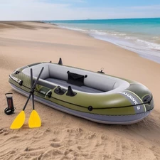 Надувная лодка Intex 66332 двухместная, Seahawk 3 Set, 236 х 114 х 41 см. фото 37