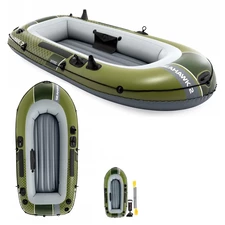 Надувная лодка Intex 66332 двухместная, Seahawk 3 Set, 236 х 114 х 41 см. фото 41