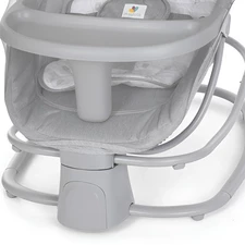 Убаюкивающий центр - шезлонг 8087 серый, 2 в 1, пульт, USB фото 37