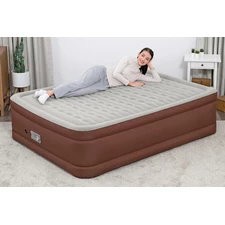 Надувная велюр кровать Bestway 69160, 203 х 152 х 51 см., с электронасосом фото 37