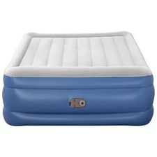 Надувная велюр кровать Bestway 67614, 203 х 152 х 56 см., с электронасосом фото 11