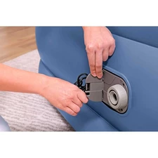 Надувная велюр кровать Bestway 67614, 203 х 152 х 56 см., с электронасосом фото 71