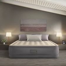 Надувная велюр кровать Intex 64926 с электронасосом, 203 х 152 х 46 см. фото 16