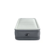 Надувная велюр кровать Intex 64902 с электронасосом, 191 х 99 х 46 см. фото 14