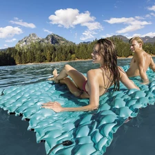 Пляжный надувной матрас Intex 56841, Гигант, 290 х 213 см. фото 14