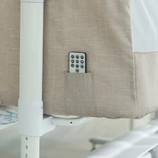 Детская кроватка - качалка Carrello Bloom CRL-10304 Cream Beige Wooden бежевая фото 37