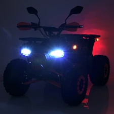 Подростковый квадроцикл HB-EATV1450F-P-2(MP3) V2 черный с пятью аккумуляторами фото 41