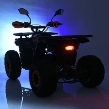 Подростковый квадроцикл HB-EATV1450F-P-2(2)(MP3) черный с пятью аккумуляторами фото 63