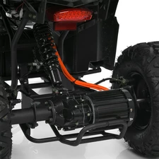 Подростковый квадроцикл HB-EATV1450F-P-5(MP3) V2 зеленый с пятью аккумуляторами фото 16