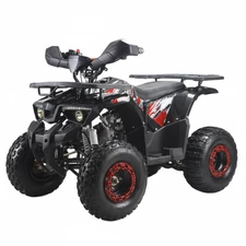 Квадроцикл HB-EATV1450H-2-3(MP3) V2 черно-красный с надувными колесами