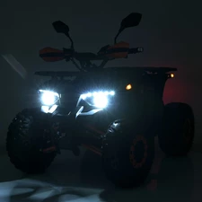 Квадроцикл HB-EATV1450H-2-4(MP3) V2 черно-синий с надувными колесами фото 41