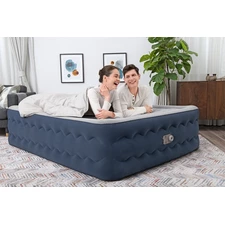 Надувная велюр кровать Intex 6716P размеры 203 х 152 х 51 см фото 14