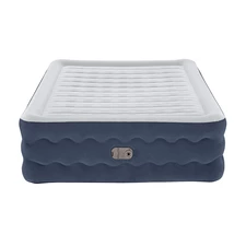 Надувная велюр кровать Intex 6716P размеры 203 х 152 х 51 см фото 11