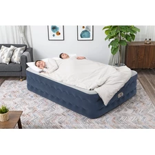 Надувная велюр кровать Intex 6716P размеры 203 х 152 х 51 см фото 37