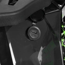 Подростковый квадроцикл HB-EATV1450F-P-2-7(MP3) V2 черно-оранжевый с пятью аккумуляторами фото 11