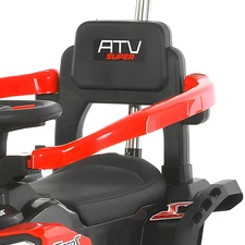 Детский квадроцикл M 6300EBLR-4 синий толокар с родительской ручкой фото 37