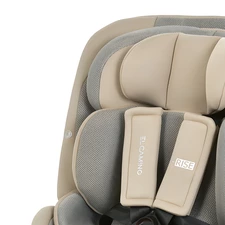 Детское автокресло El Camino i-Rise ME 1207 Beige бежевое поворотное i-Size R129 фото 14