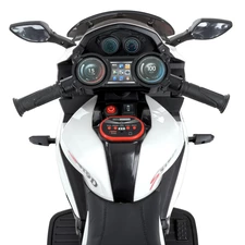 Детский мотоцикл Bambi M 4840ALR-1 белый с пультом управления фото 71