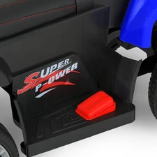 Детский электроквадроцикл M 6181ELR-4 синий с пультом фото 86