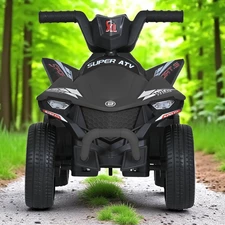 Детский квадроцикл M 5730ELR-11 серый с пультом управления фото 14