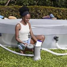 Каркасный бассейн Bestway 561RW фильтр - насос 305 х 61 см фото 15