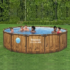 Каркасный бассейн Bestway 561JM с окошком 427 х 107 см