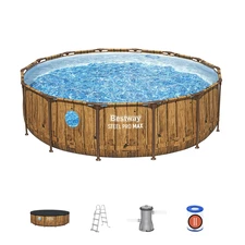 Каркасный бассейн Bestway 561JM с окошком 427 х 107 см фото 11